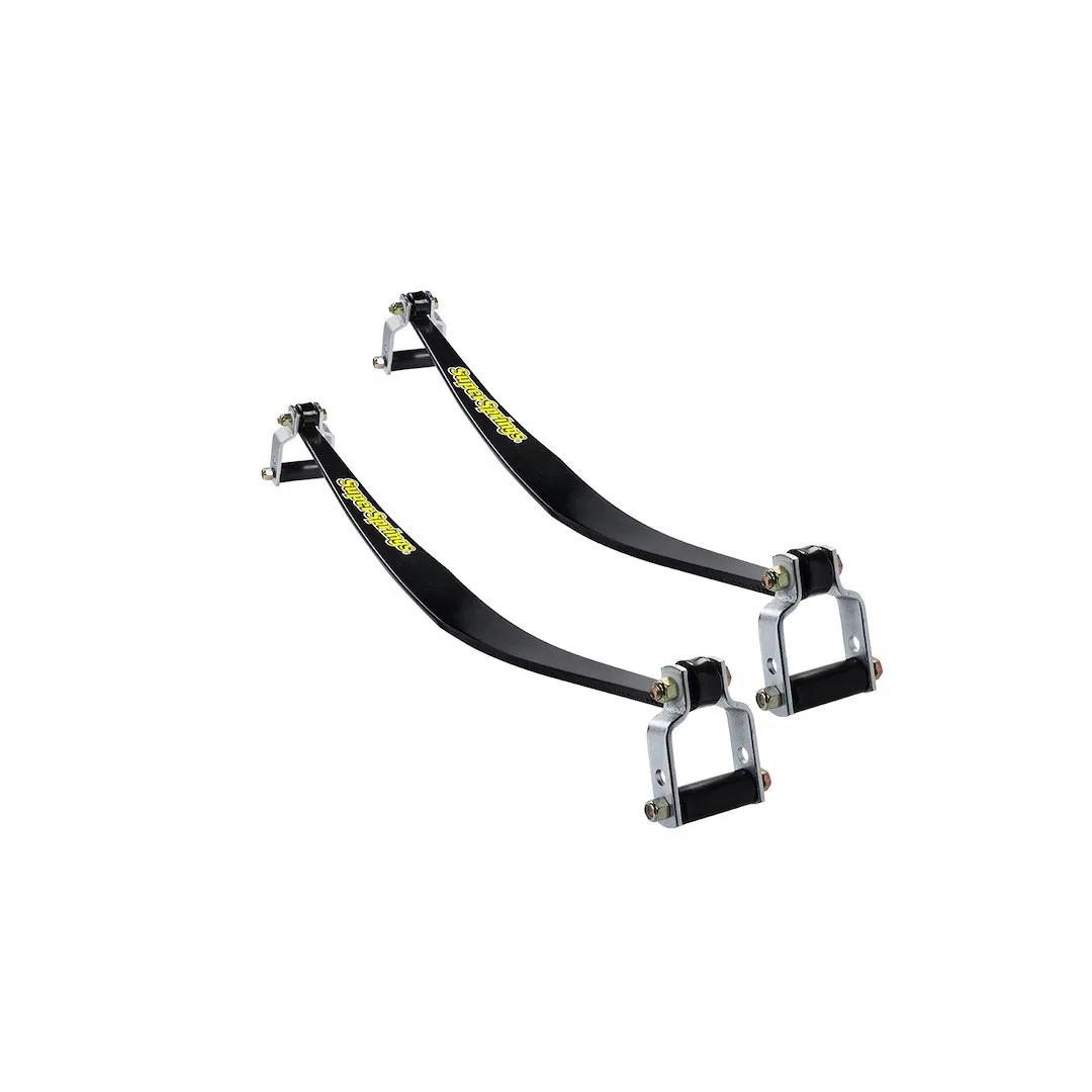 SSA11 – SUPERSPRINGS Helper Spring Kit, Leaf Spring Design Rear Upper 3 Inch Width 1900 Pound Load Capacity Per Set (...